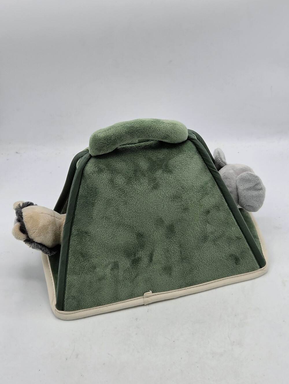 Lambs & Ivy Safari Tent Plush Nursery Toy Set Green Plush Animals 5pc - Picture 3 of 16